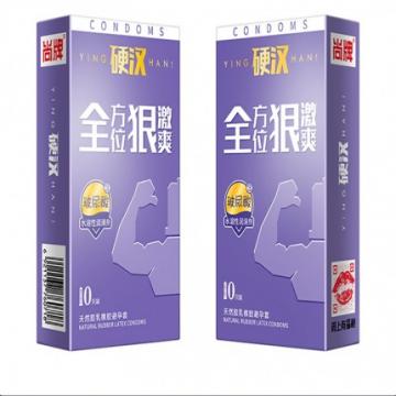全方位狠刺激玻尿酸硬汉避孕套